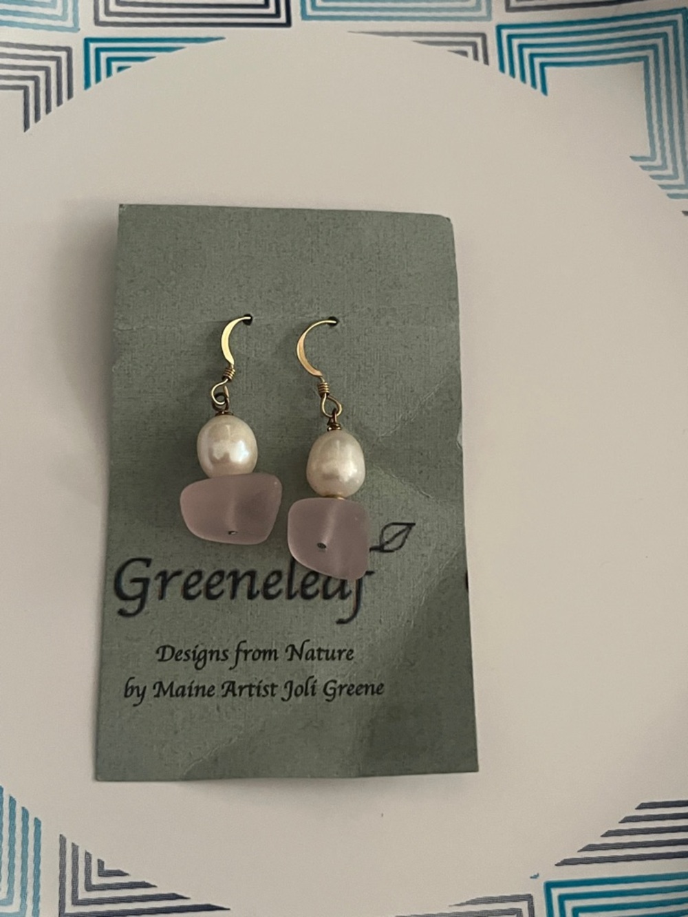 Tumbled Sea glass pearls, new